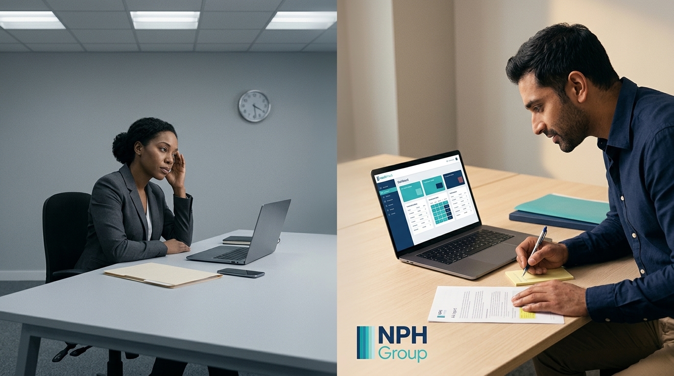 What same-day occupational health reporting changes for HR and line managers